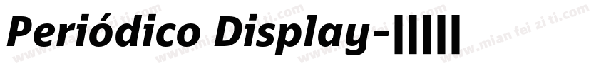 Periódico Display字体转换